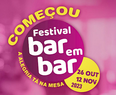 Começou o Festival Bar em Bar - Abrasel